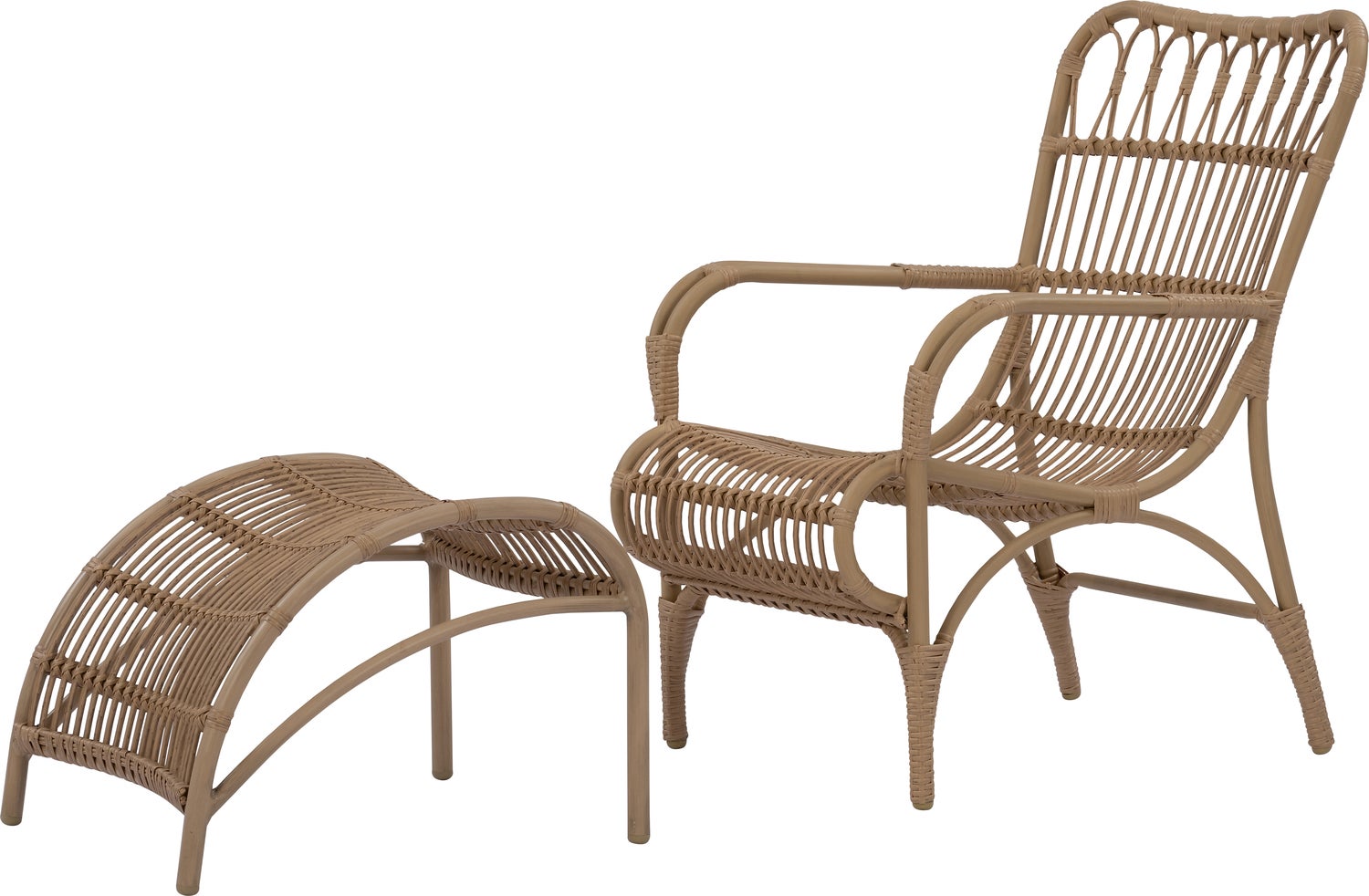 Intratuin hocker Donna naturel 52,5 x 57,5 x 40 cm