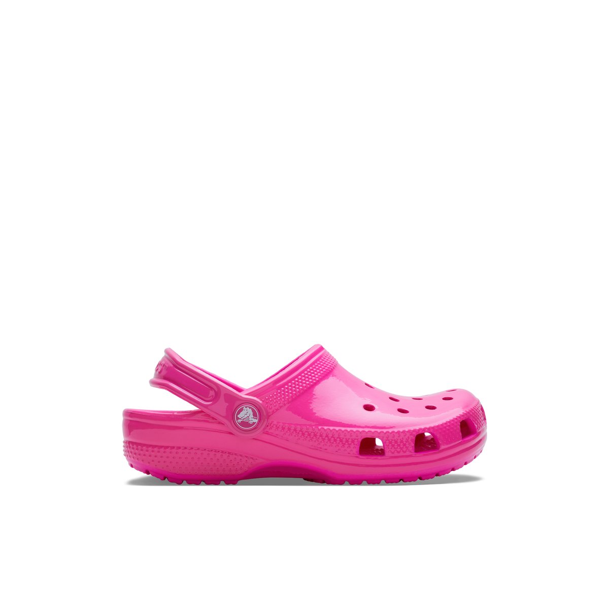 CROCS-Classic_neon-Sabot d'eau - Talon plat - Fuchsia
