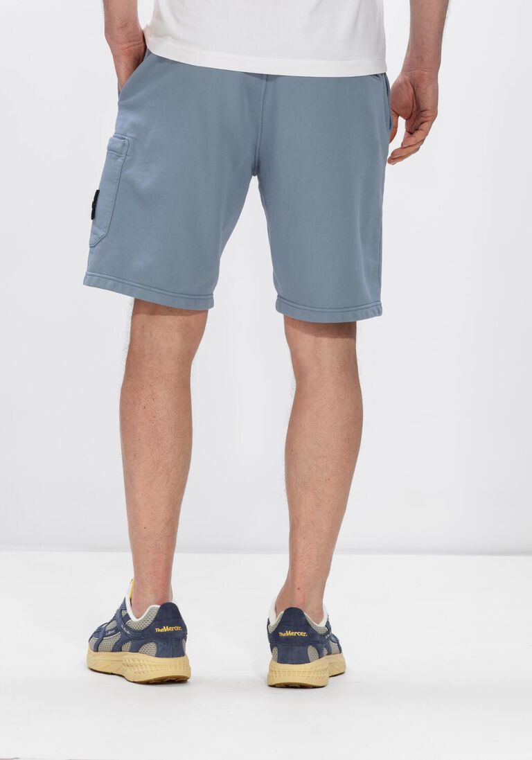 donkerblauwe stone island korte broek shorts s0051