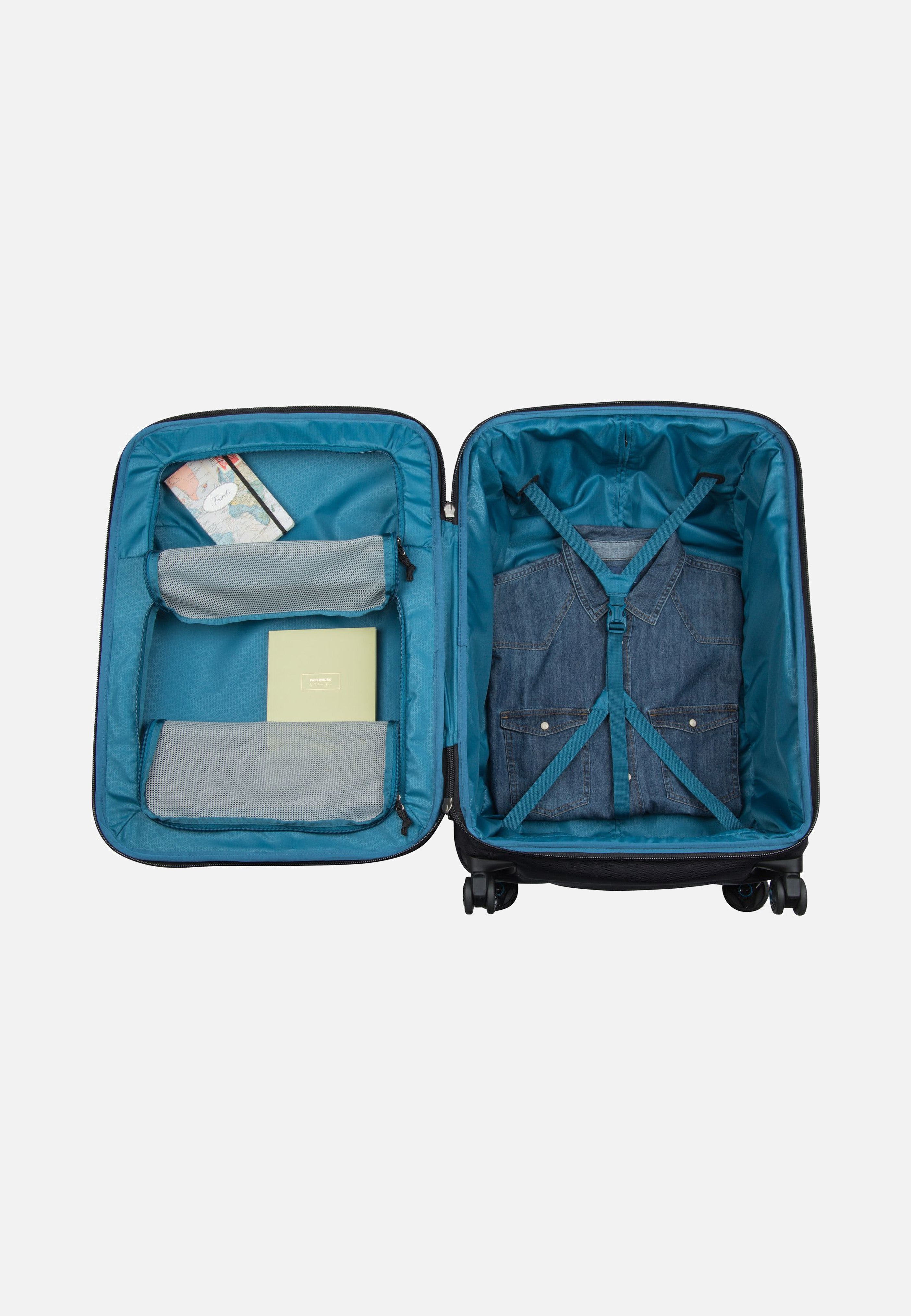 Subterra Carry On Spinner 25'' Black - Koffer