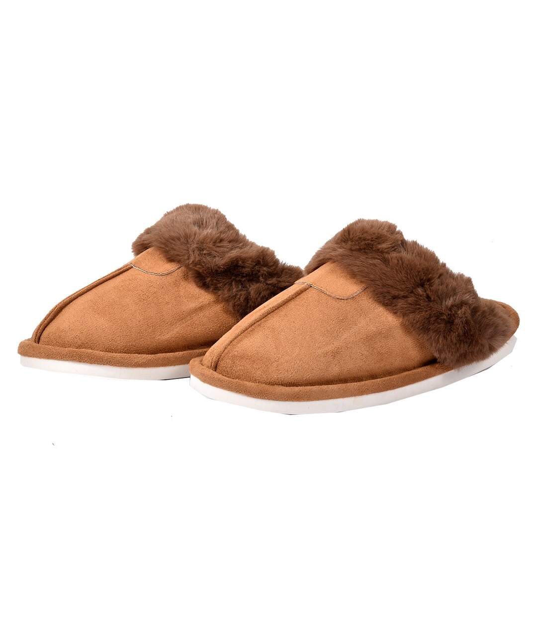 Pantoufles COCOONING pour Femme Confort PREMIUM 2089 Coffee