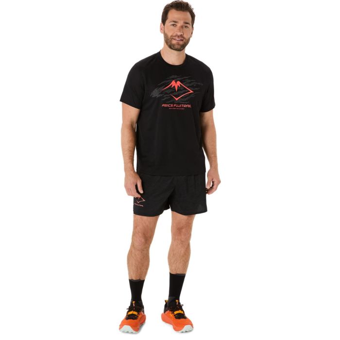 Asics Herre T-shirts Fujitrail SS Top Sort