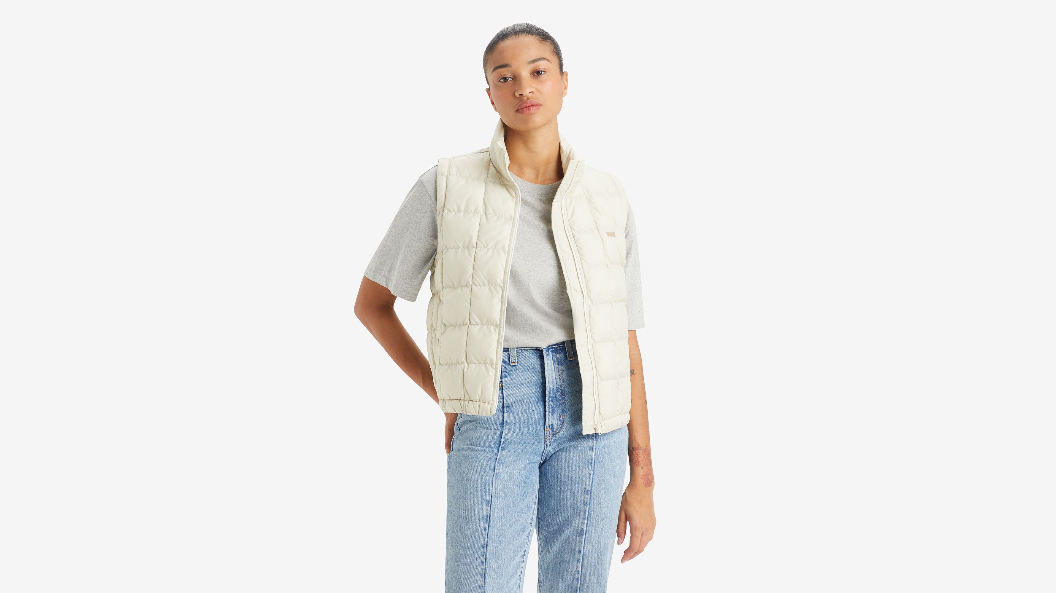 Doudoune sans manche Briar - Almond Milk - Beige