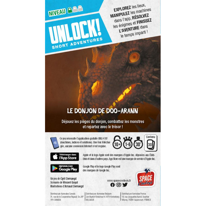 Unlock! Short Adventure 4 : Le Donjon de Doo-Arann