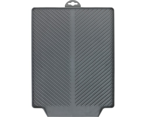 Linea afdruipmat 40 x 30 x 3 cm grijs
