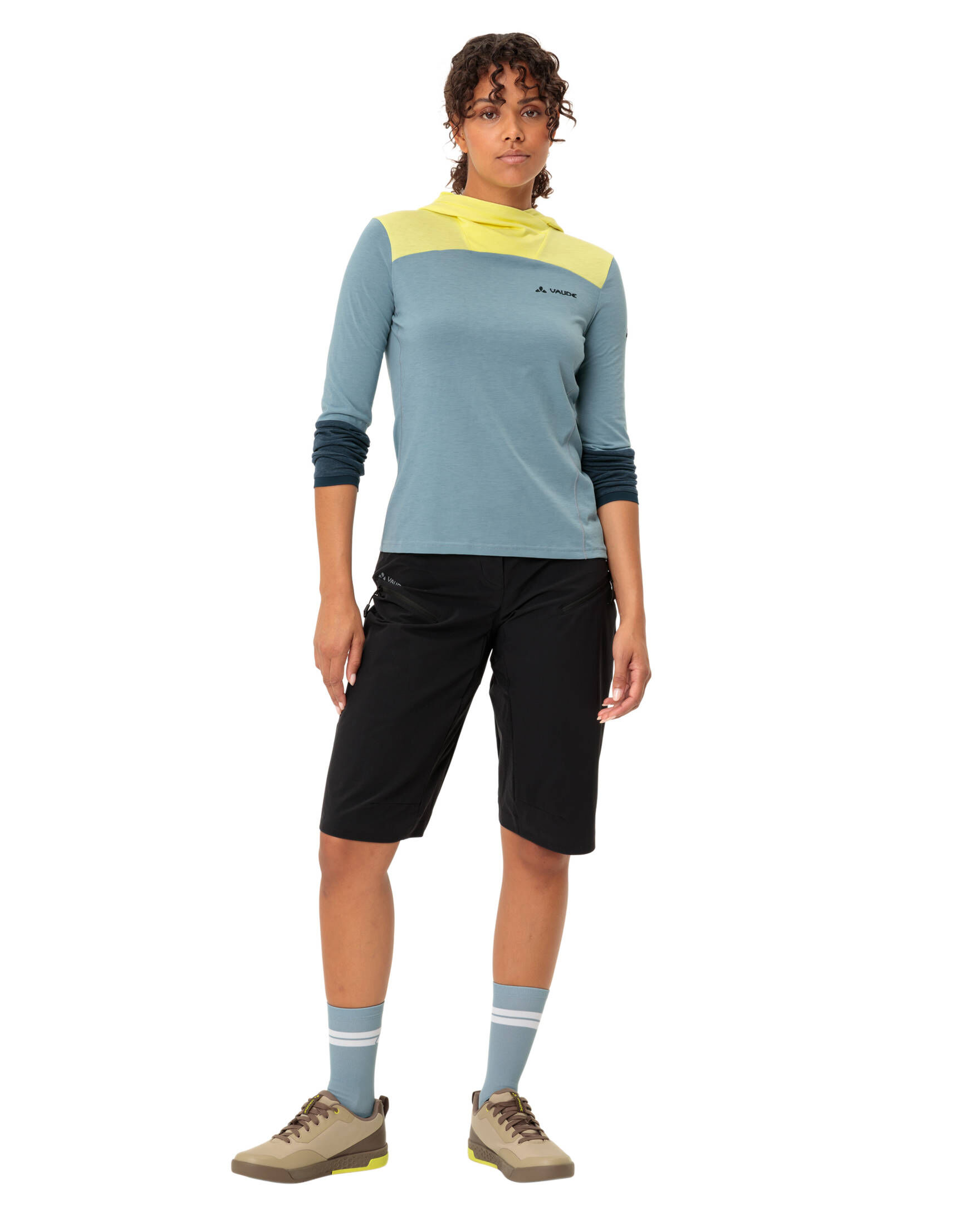 VAUDE| Damen Langarm T-shirt mit Kapuze