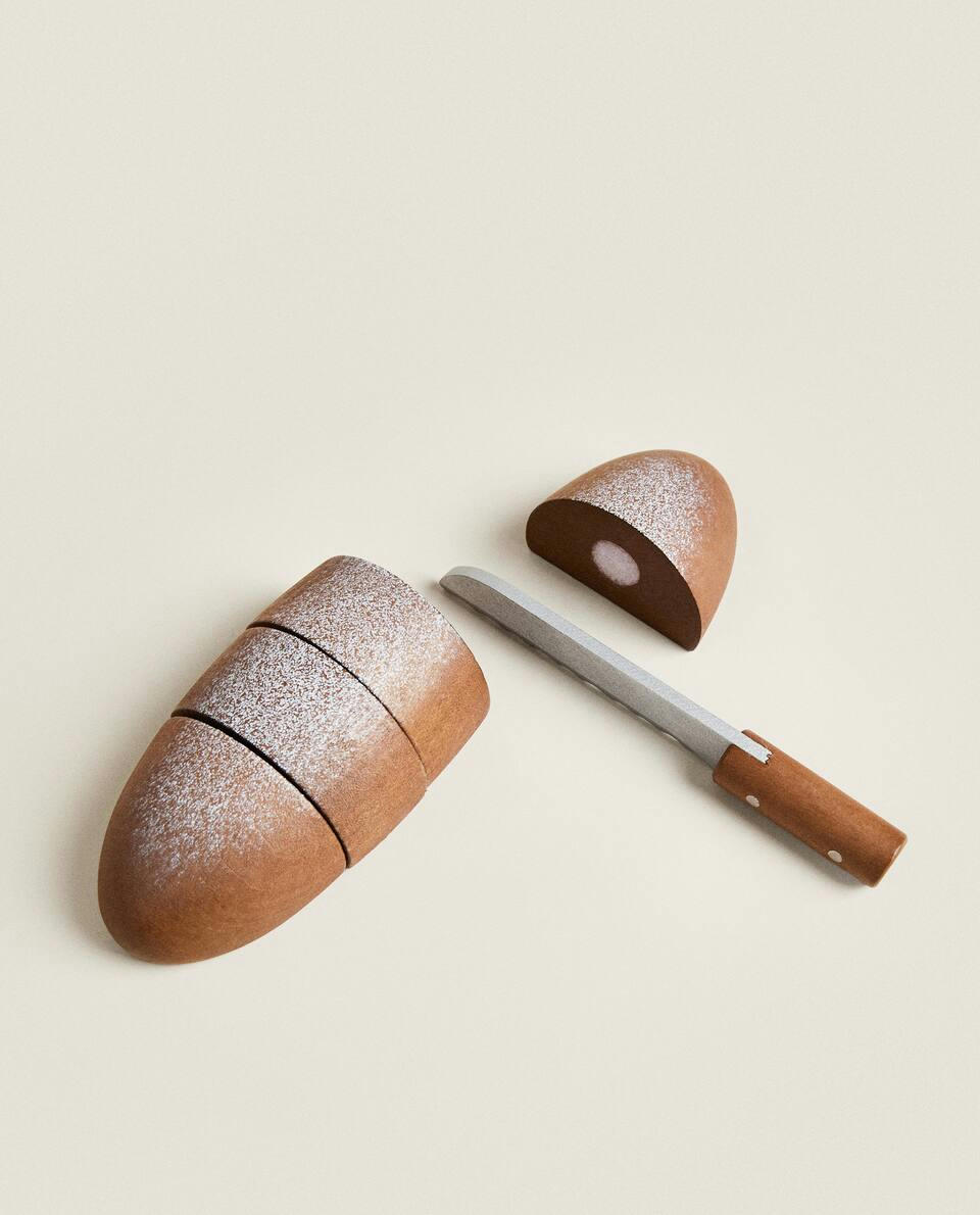 Conjunto de brinquedo de cesta de pão infantil