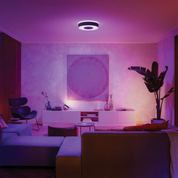 Philips Hue plafondlamp WACA Infuse zwart38 cm