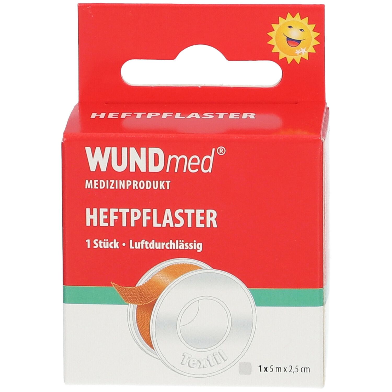 WUNDmed® Heftpflaster 5 m x 2,5 cm