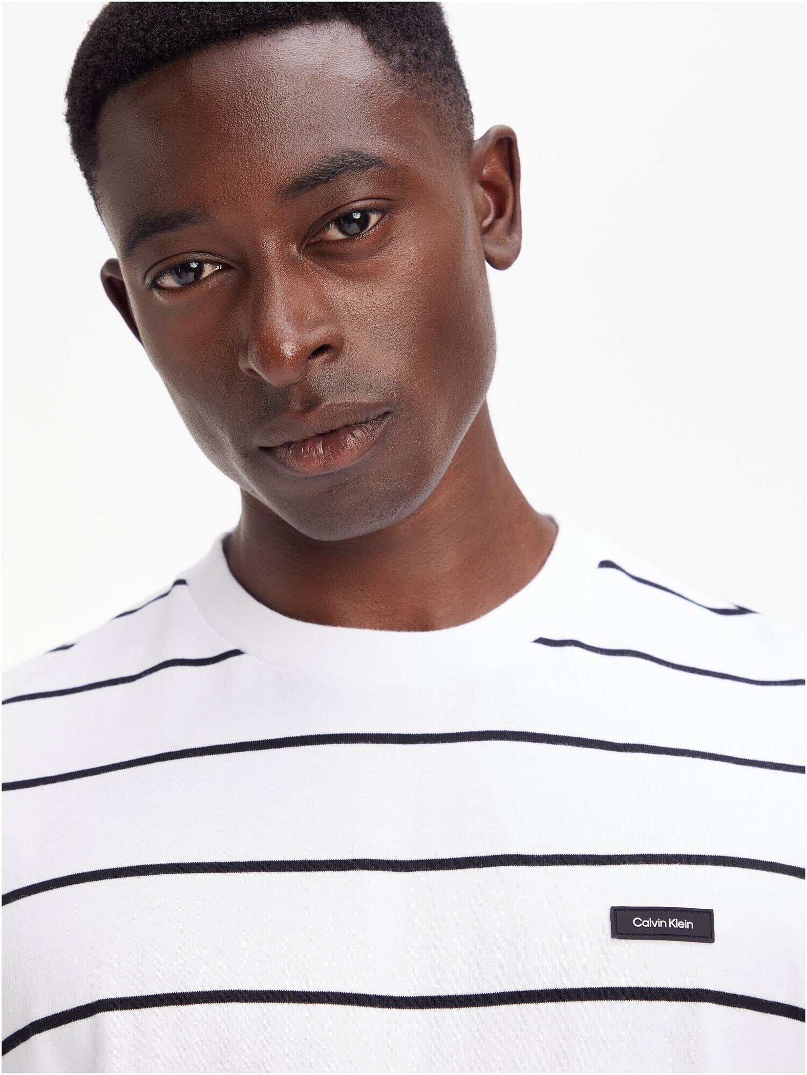 CALVIN KLEIN| Herren T-Shirt COTTON COMFORT STRIPE