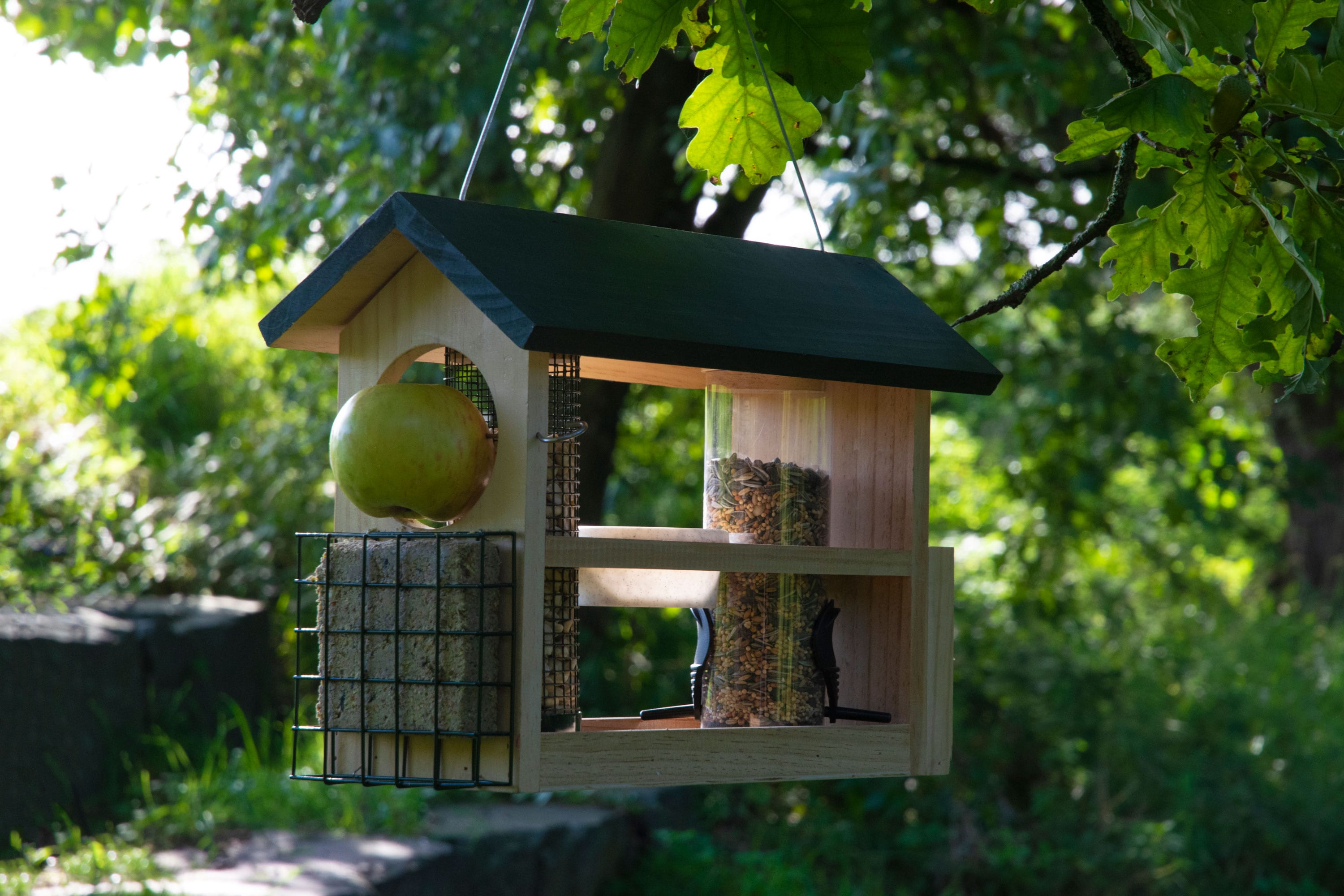 dobar 7-in-1-Futterstation, Holz