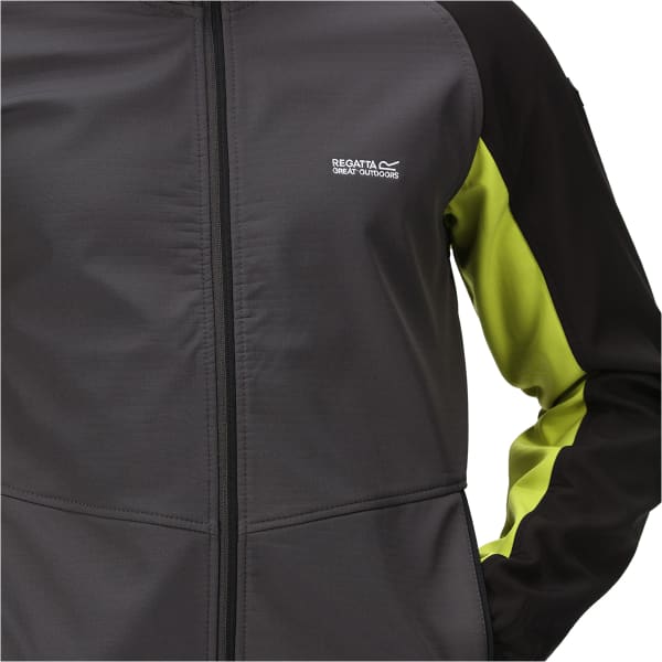 Softshell randonnée REGATTA AREC III DKGREY/BLACK