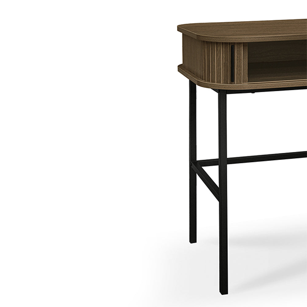 by fonQ basic Panel Bureau - B 120 cm - Walnootbruin