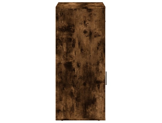 VIDAXL - Armoire de rangement chêne fumé 56,5x39x90 cm bois d'ingénie...