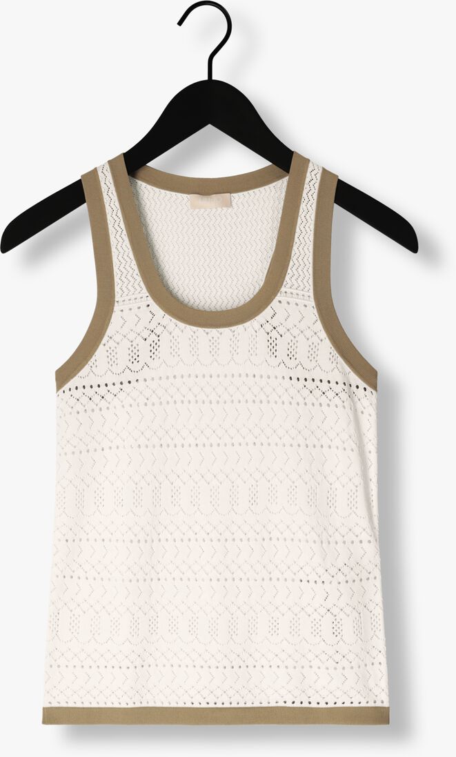 LIU JO witte liu jo top crepe fancy lady