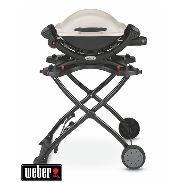 Chariot pliable pour barbecue séries Q 1000 et Q 2000 Weber