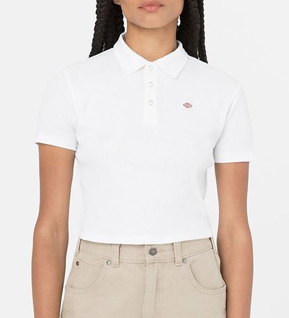 Dickies Polo - Rib - Tallasee - Weiß