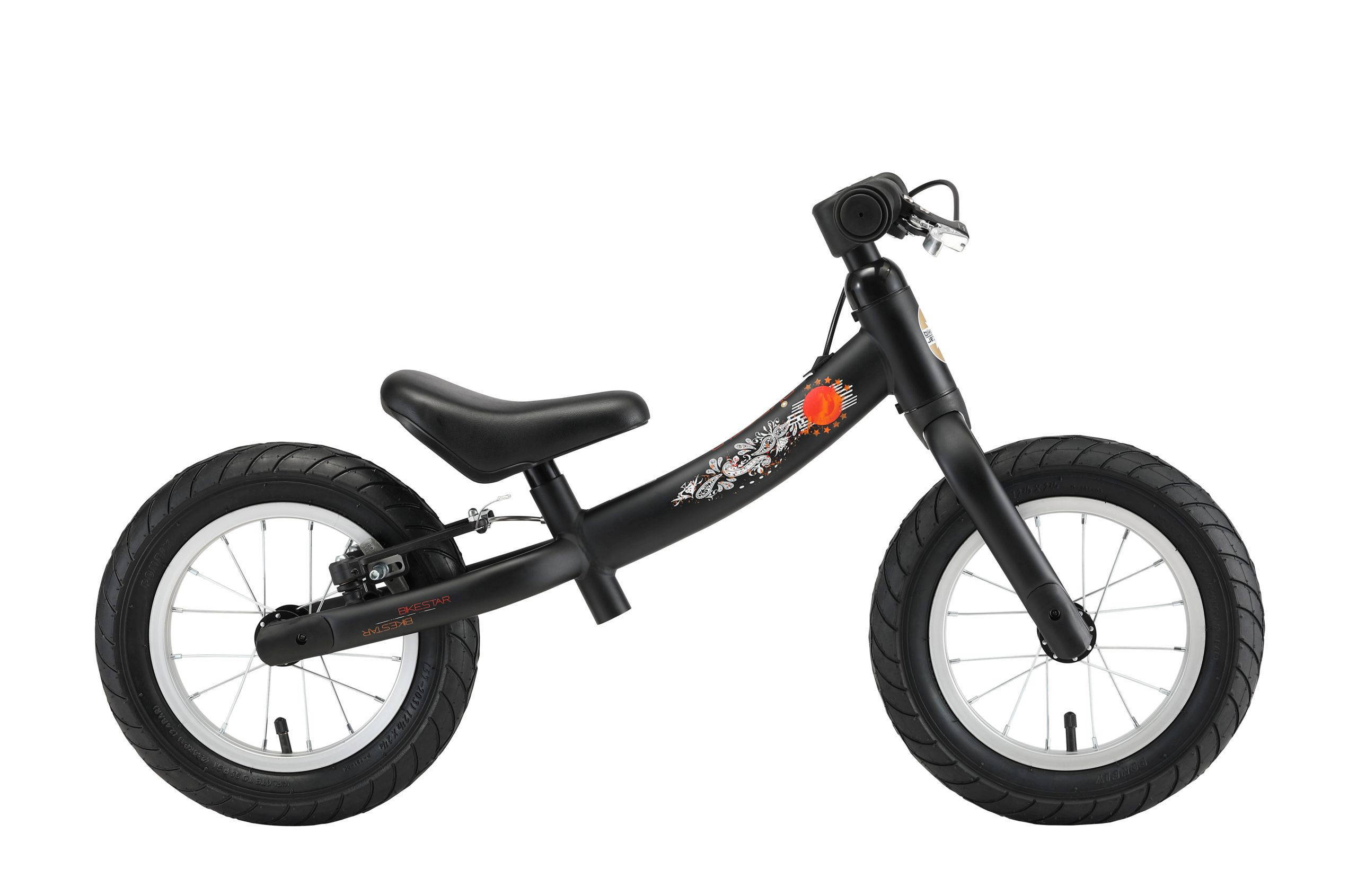 BikeStar Sport, meegroei loopfiets, 12 inch, zwart