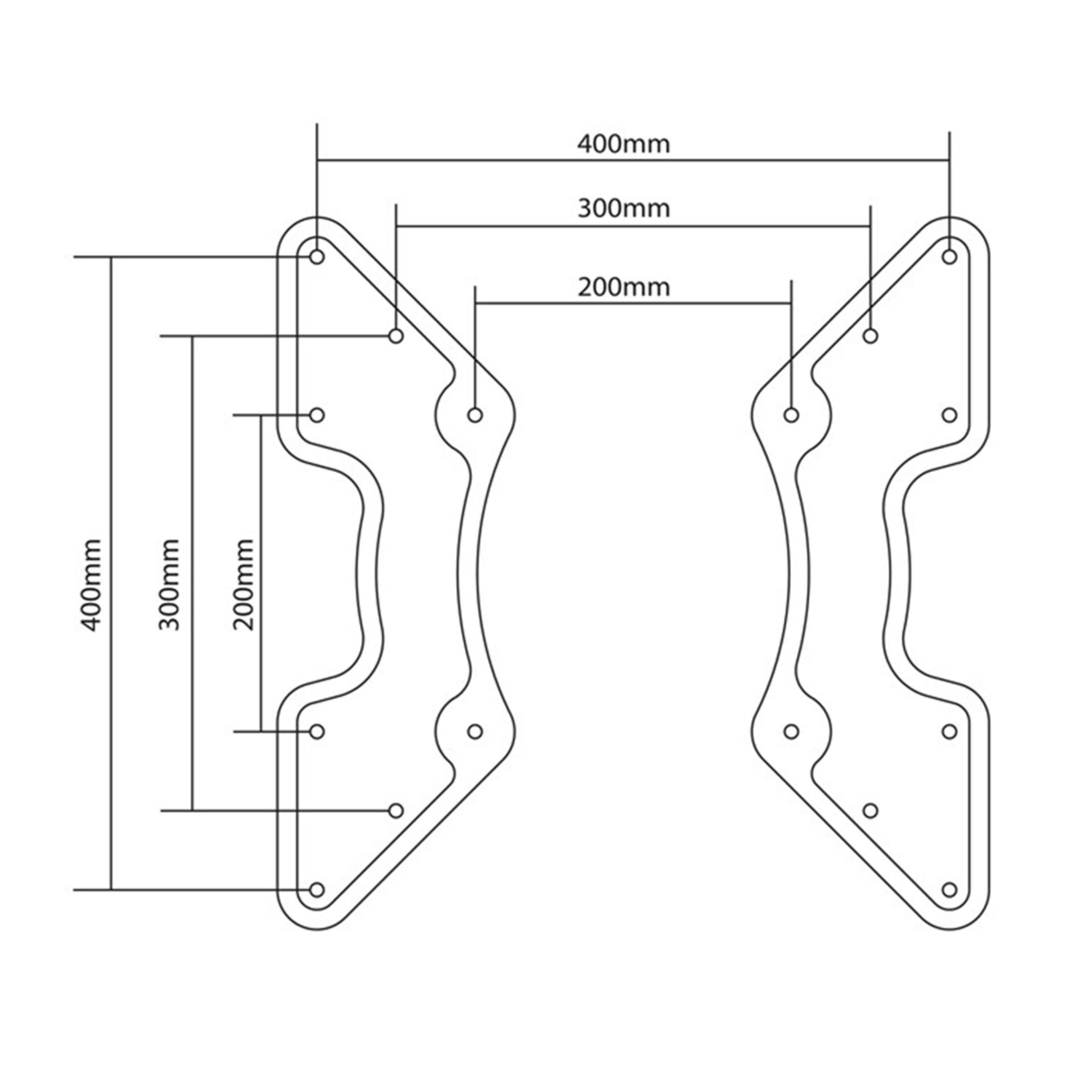 Adapter for VESA-feste
