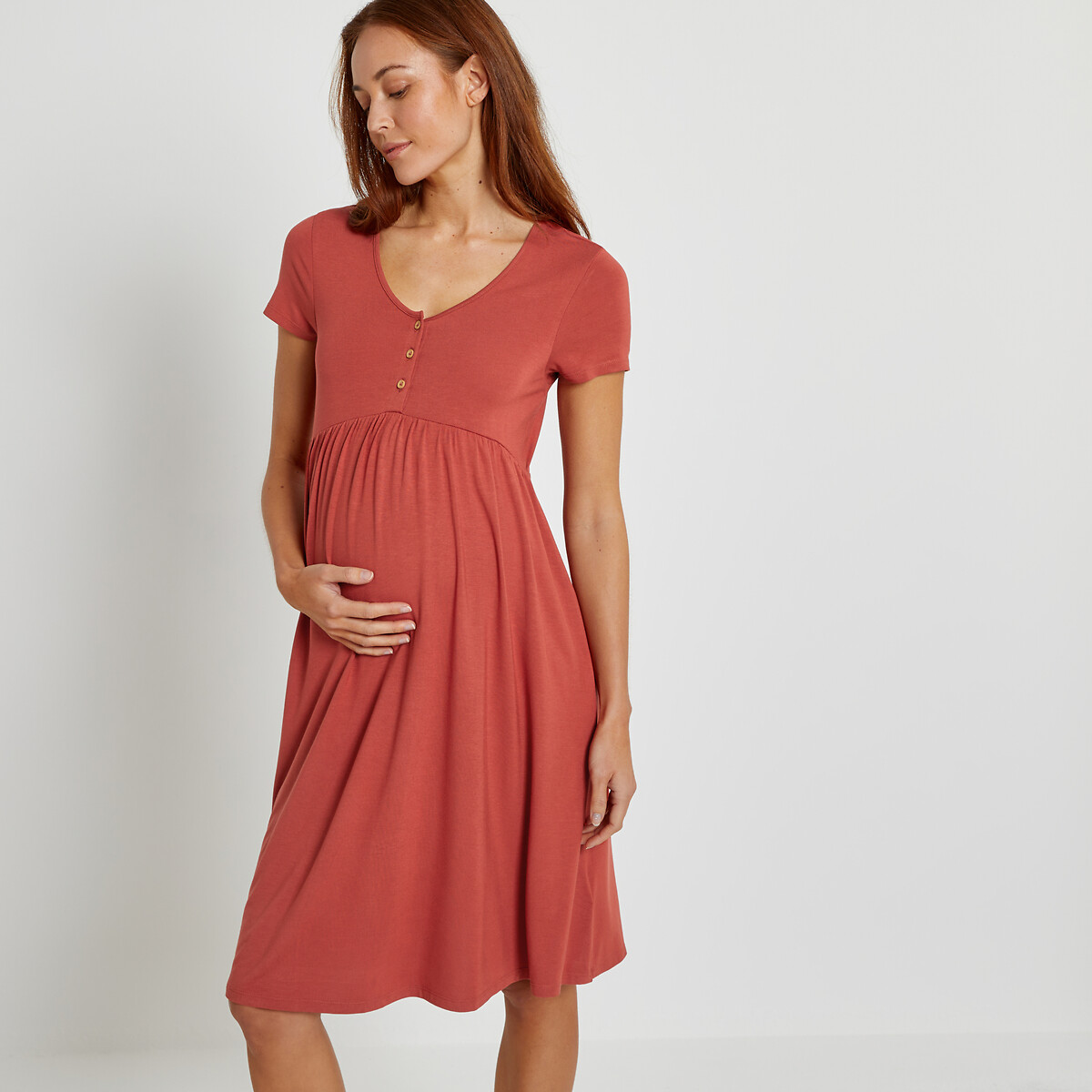 COLEÇÕES LA REDOUTE<br>Camisola para gravidez e amamentação