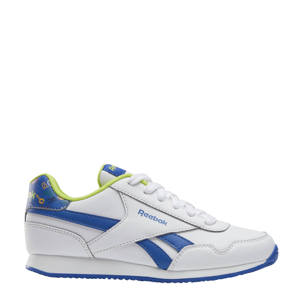 Reebok Royal Classic Jogger 3.0 sneakers wit/blauw/geel