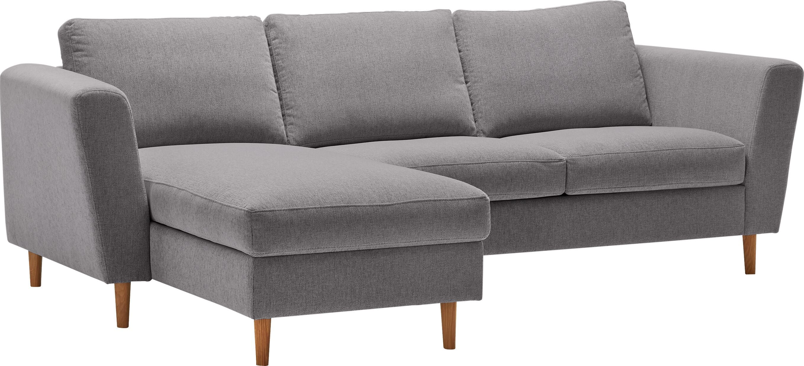 DIENER Ecksofa - Hellgrau / B: 235.0 cm x T: 156.0 cm x H: 81.0 cm