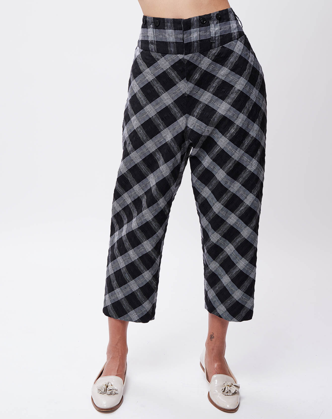 John Galliano Pantalon en Lin mélangé Carmela noir