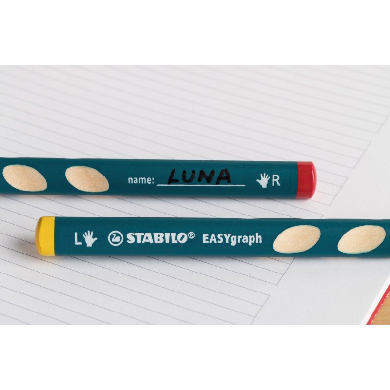 Crayon à papier pour droitier Stabilo Easygraph HB