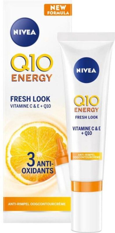 NIVEA Q10 - Oogcontourcrème - 3 x 15 ml - Voordeelverpakking