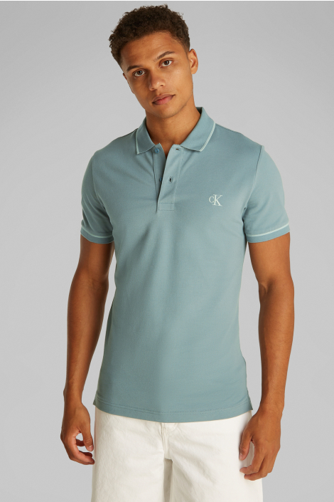 Calvin Klein groene heren polo