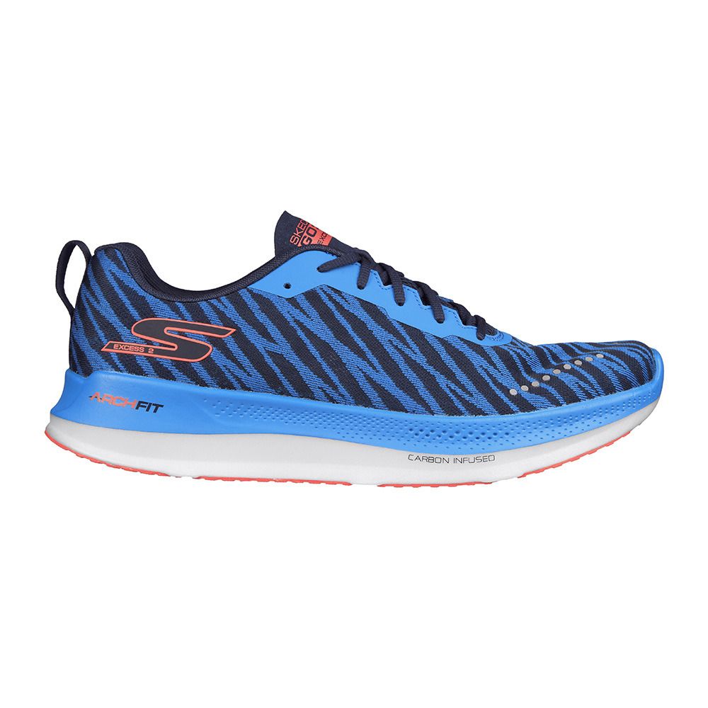 Skechers GO RUN RAZOR EXCESS 2 - Chaussures running Homme blue/navy