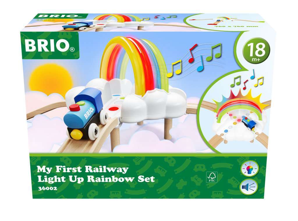 BRIO Spiel Mein erstes Bahn Regenbogen-Set
