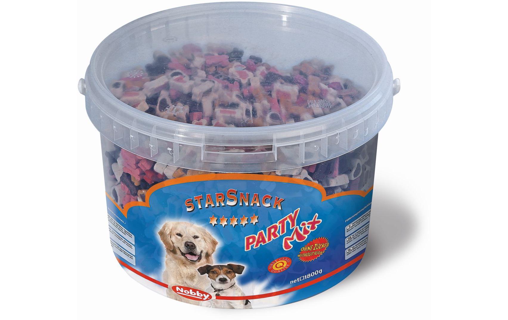 Leckerli StarSnack Party Mix Eimer, 1.8 kgTrainingssnack für Hunde