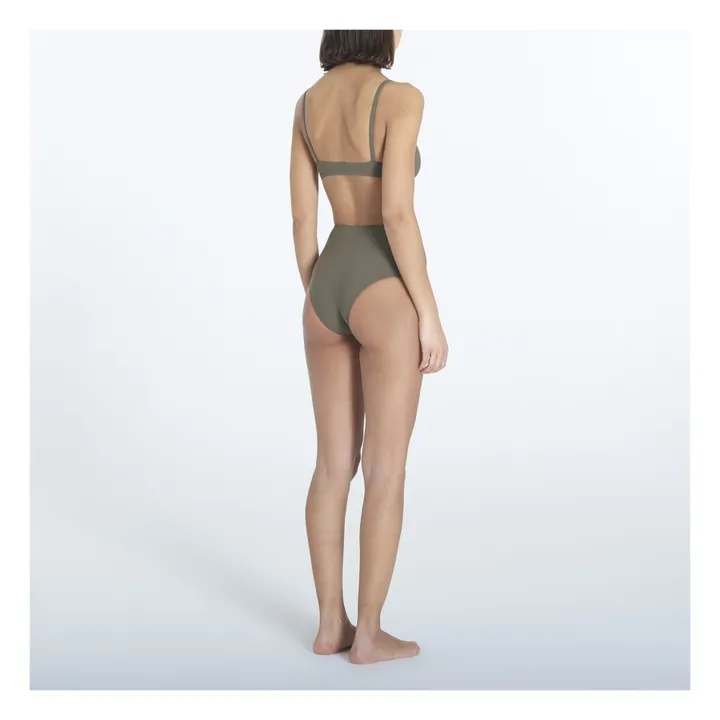 Lido Maillot 2 Pièces Taille Haute Unidici | Olive