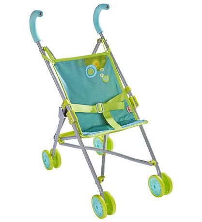 HABA Puppenwagen - Puppen Buggy - Grün/Hellblau