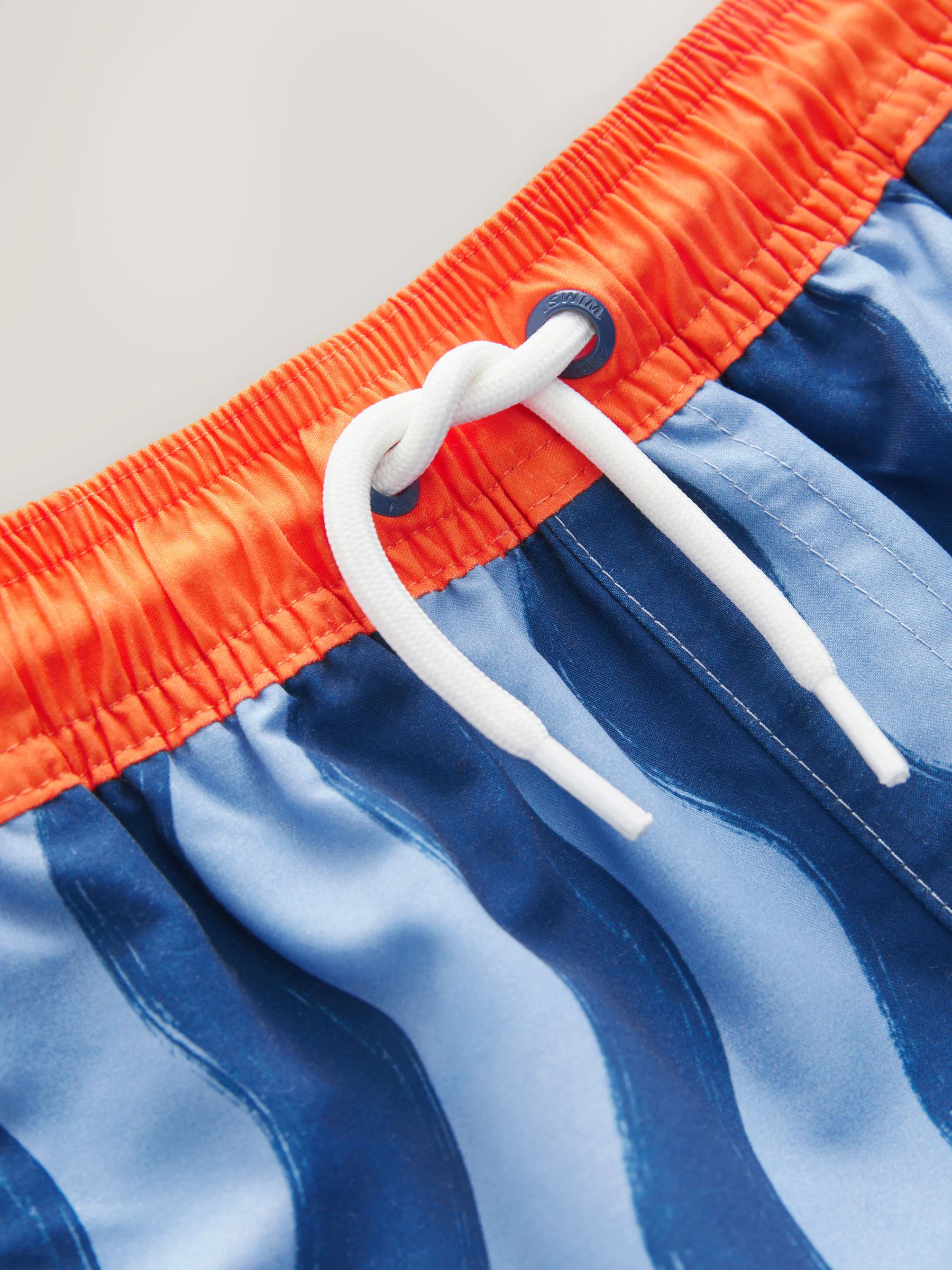 Blauw gestreept - Zwembroek (3 mnd - 7 jr)
