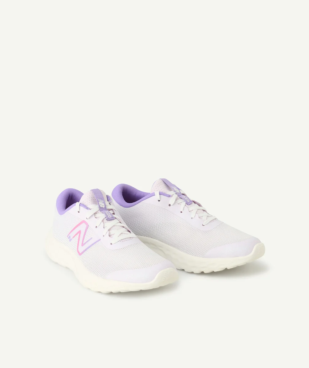 NEW BALANCEBASKETS ADO À LACETS 520 BLANC ET MAUVE