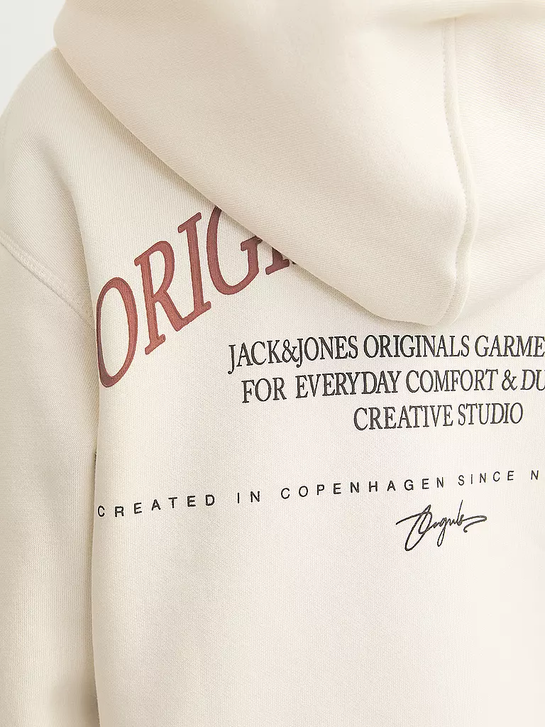 JACK & JONES Jungen Kapuzensweater - Hoodie JORFREDERIKSBERG beige