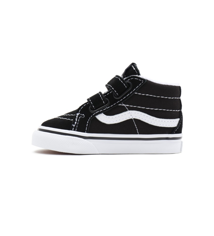 Tênis Vans Sk8-Mid Reissue V, Preto e Branco