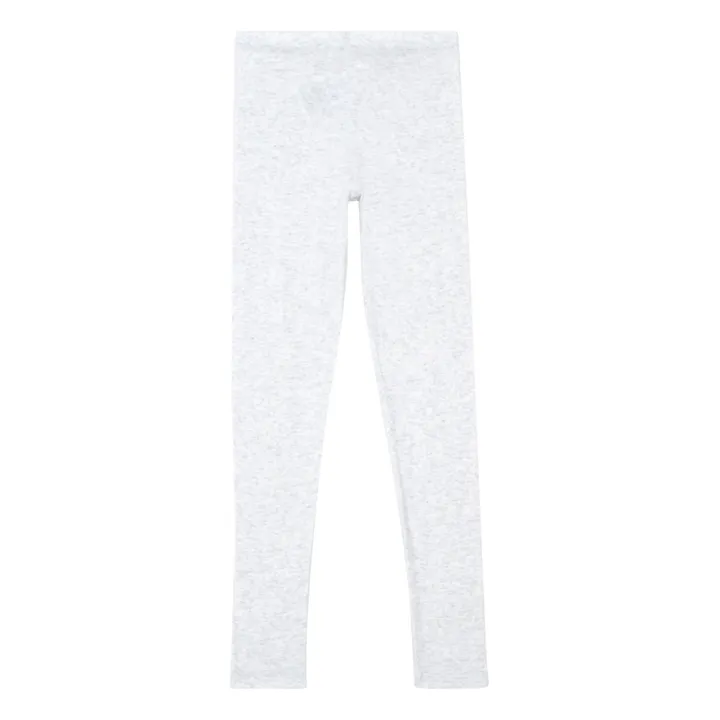 American Vintage Legging Coton Supima | Gris chiné