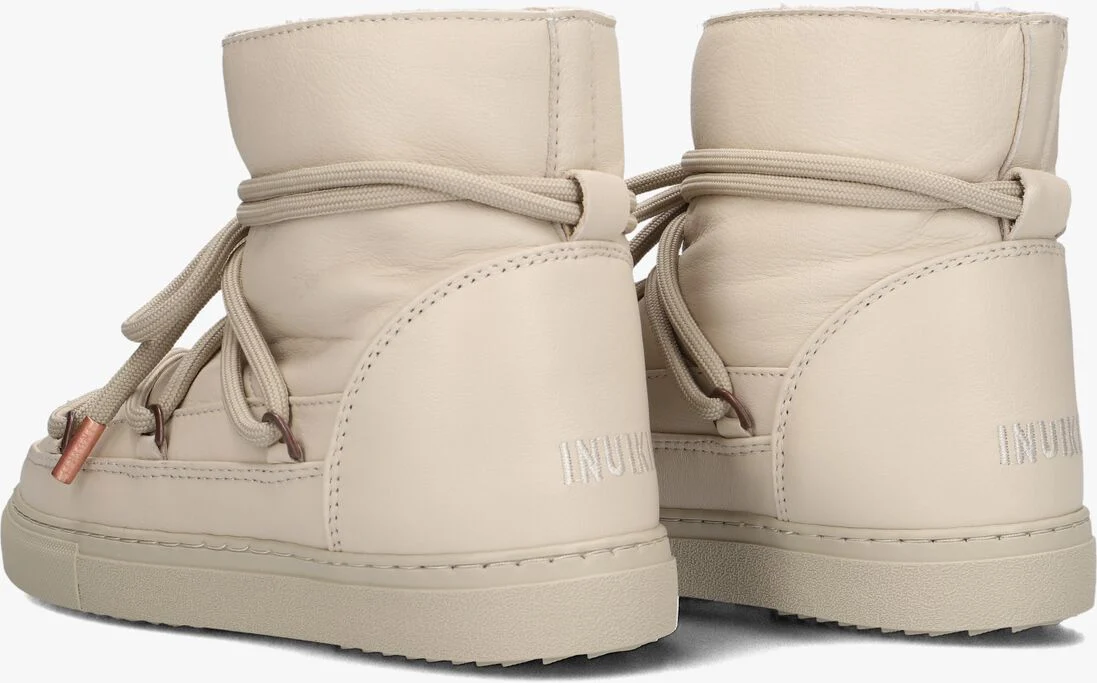 INUIKII creme inuikii vachtlaarzen full leather