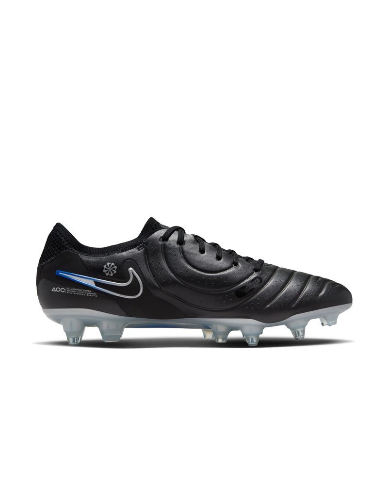 Chaussures de football Nike Tiempo Legend 10 Elite SG-PRO Noir & Bleu pour homme