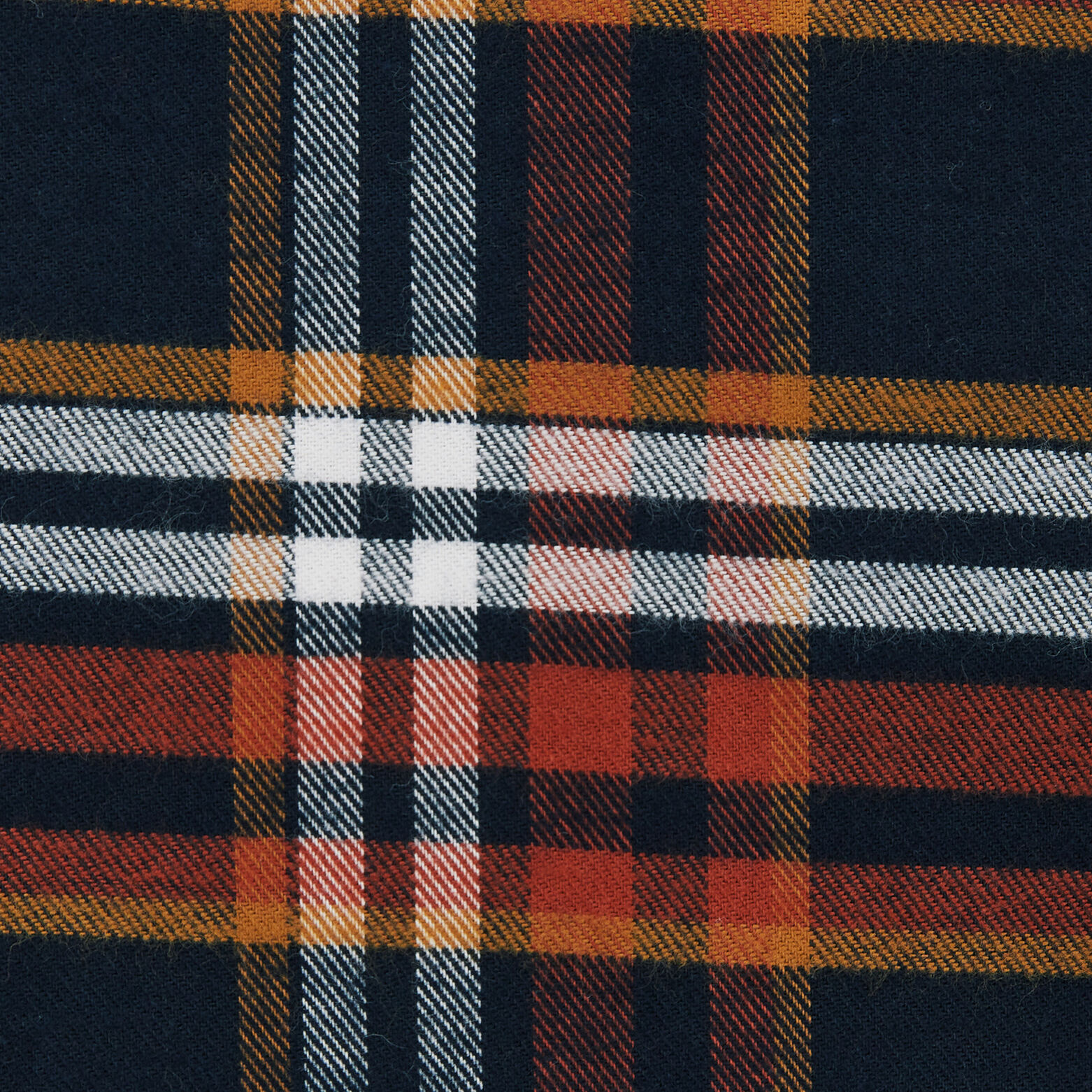 Chemise regular carreaux coton flanelle régénérati Bleu moyen