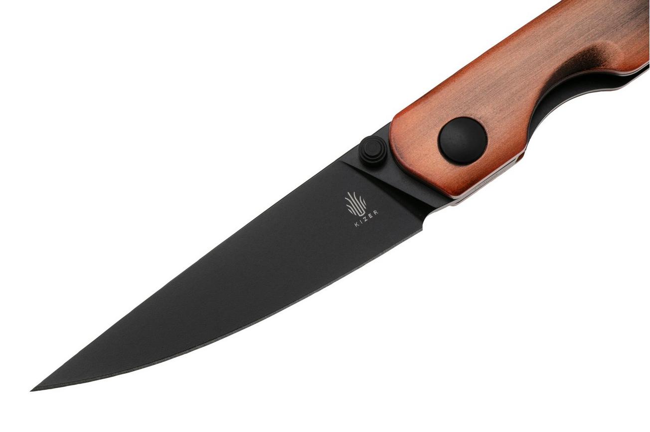 Kizer Shot V3677C1, Black 154CM, Copper Aluminium zakmes, Evgeniy Bulichev design