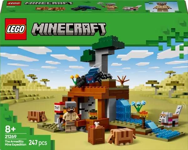 LEGO Minecraft 21269 Bæltedyrs-mineekspeditionen