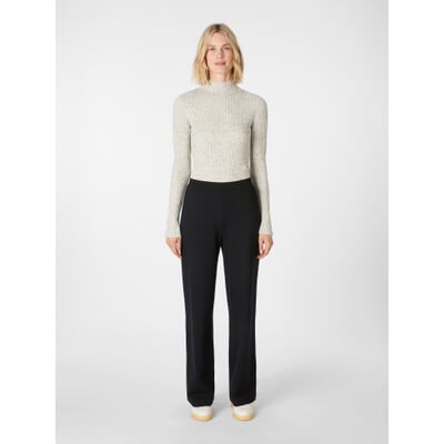 Damen-Jerseyhose, Schwarz