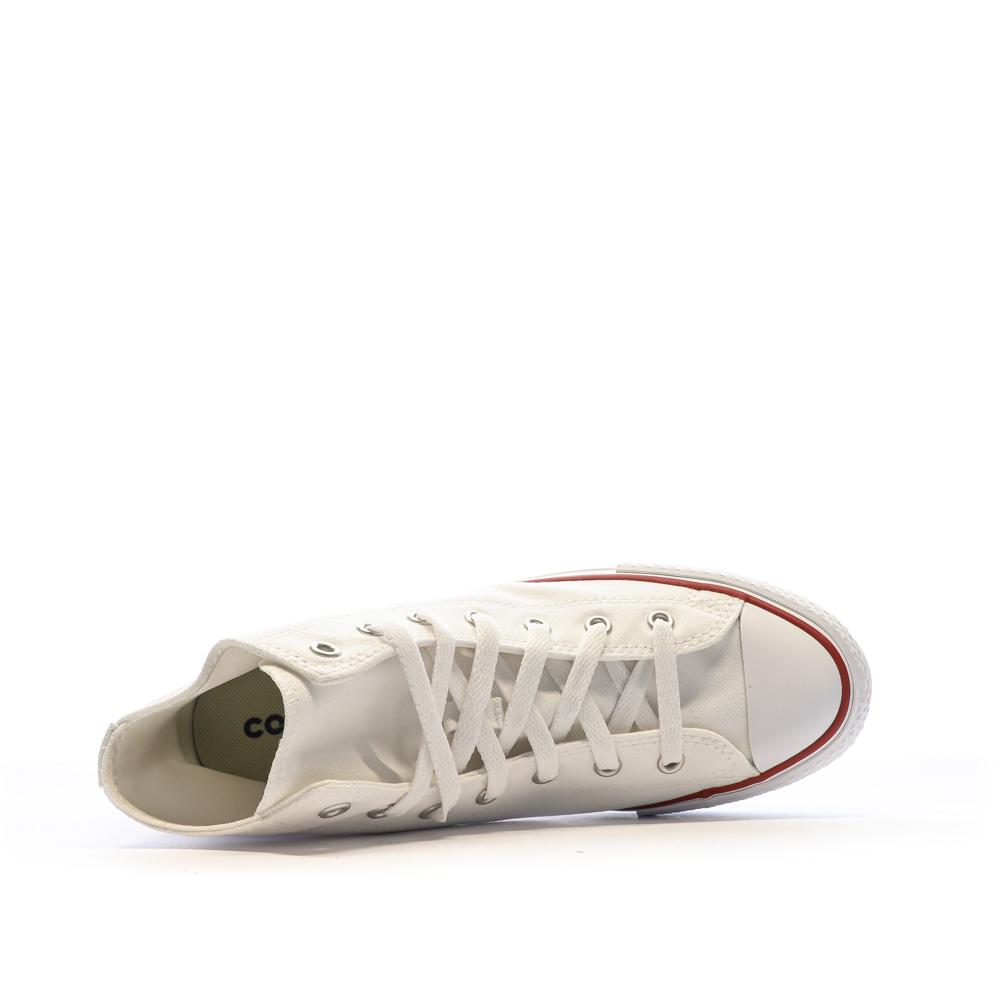 Converse Baskets Blanches à Plateforme Femme Converse All Star High