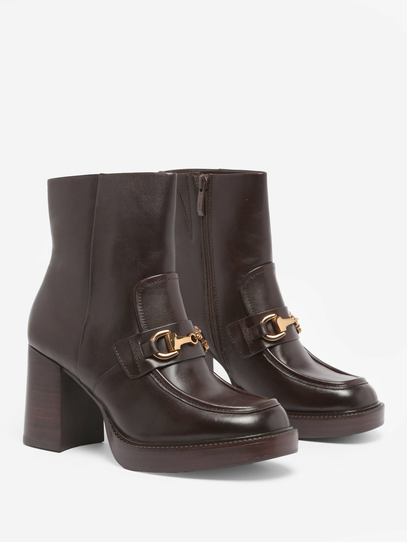 Bottines  talon en cuir TAMARIS