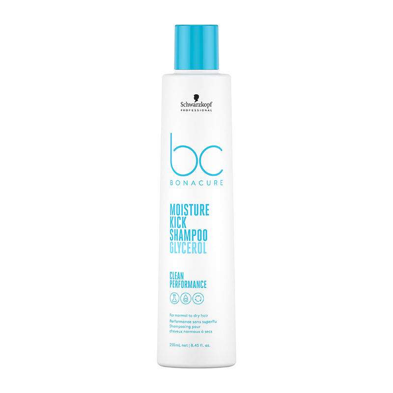 Shampooing hydratant cheveux normaux à secs ou bouclés BC Moisture Kick 250ml