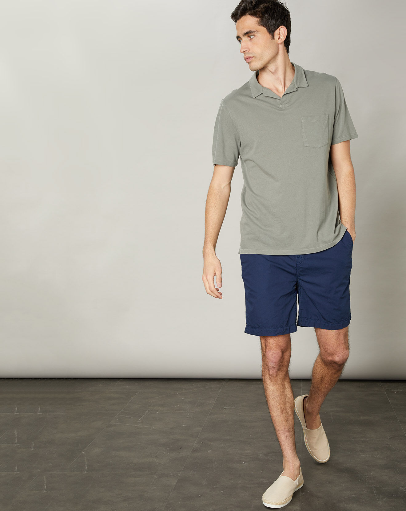 Hartford Polo piqué military